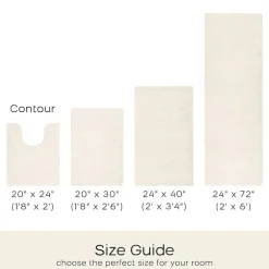 Madison Park Signature Marshmallow Bath Rug Collection
