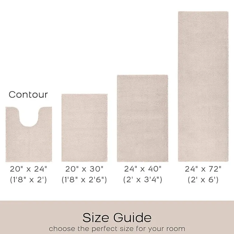 Madison Park Signature Marshmallow Bath Rug Collection