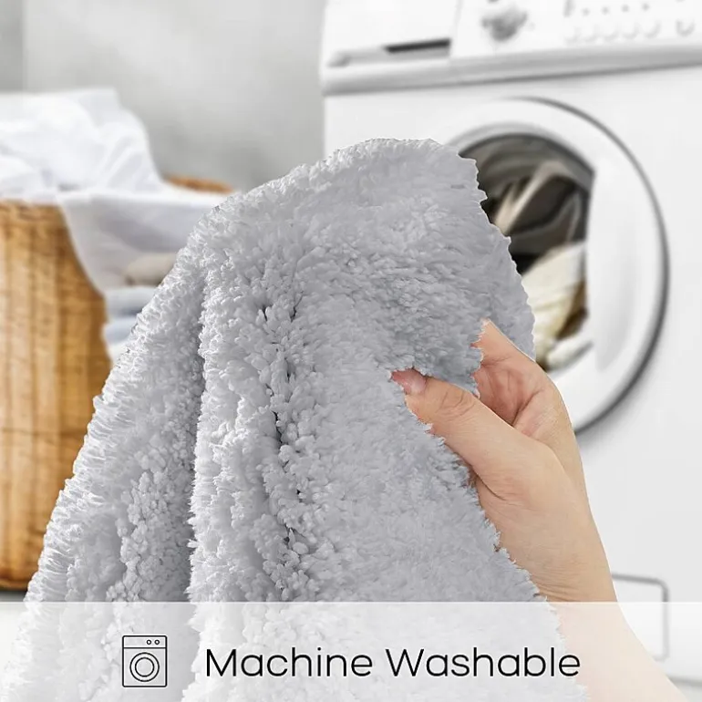 Madison Park Signature Marshmallow Bath Rug Collection