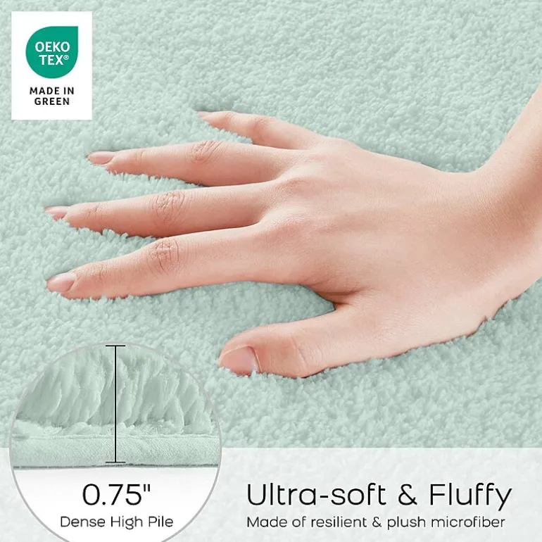 Madison Park Signature Marshmallow Bath Rug Collection