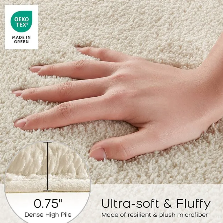 Madison Park Signature Marshmallow Bath Rug Collection