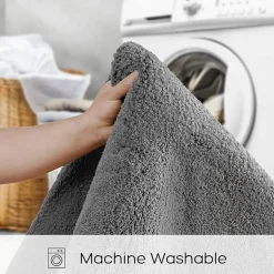 Madison Park Signature Marshmallow Bath Rug Collection