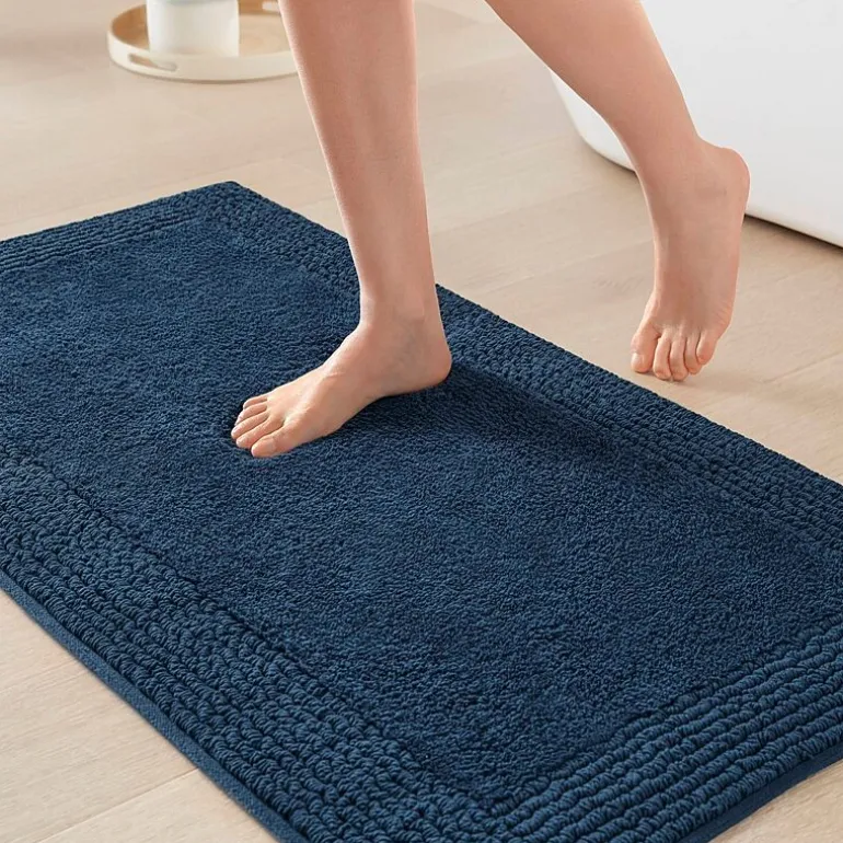 Madison Park Signature Splendor 100% Cotton Tufted 3000 Gsm Reversible Bath Rug