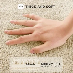 Madison Park Signature Splendor 100% Cotton Tufted 3000 Gsm Reversible Bath Rug