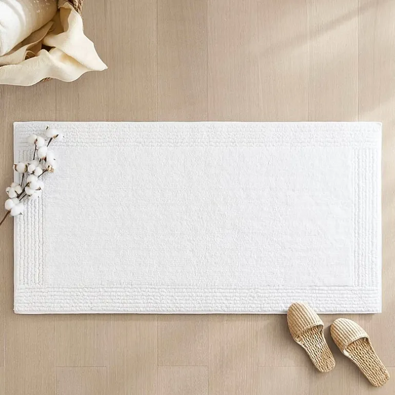Madison Park Signature Splendor 100% Cotton Tufted 3000 Gsm Reversible Bath Rug