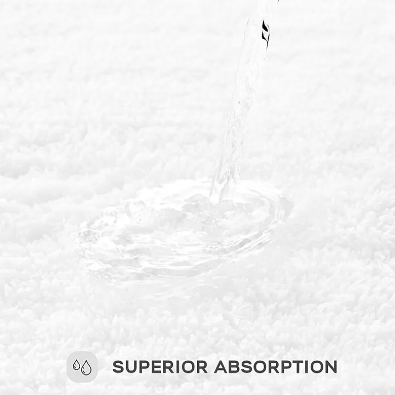 Madison Park Signature Splendor 100% Cotton Tufted 3000 Gsm Reversible Bath Rug
