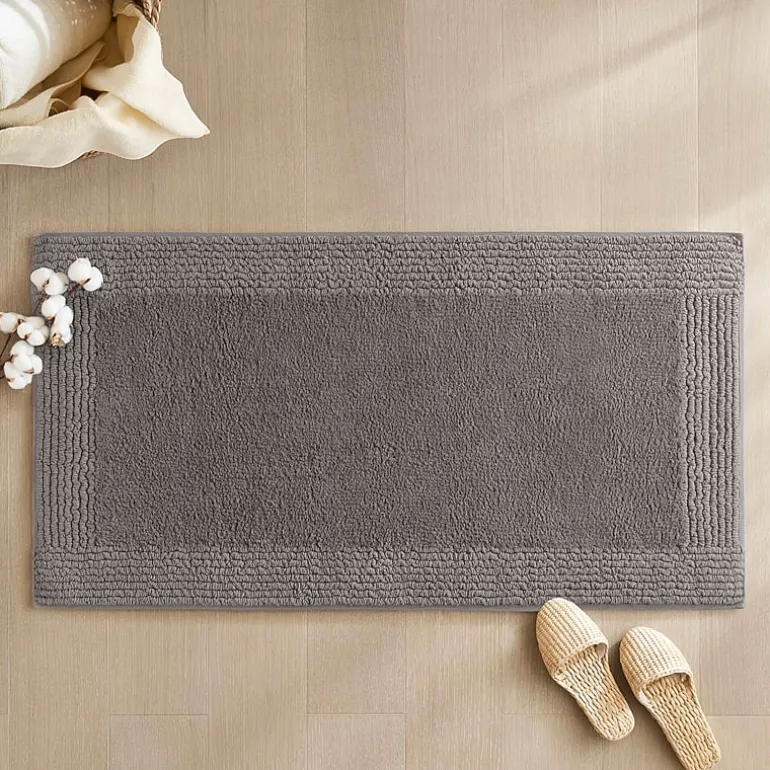 Madison Park Signature Splendor 100% Cotton Tufted 3000 Gsm Reversible Bath Rug