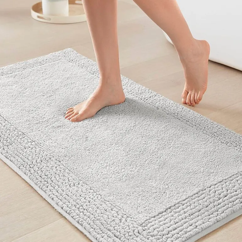 Madison Park Signature Splendor 100% Cotton Tufted 3000 Gsm Reversible Bath Rug