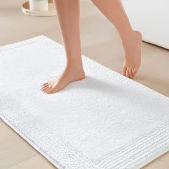 Madison Park Signature Splendor 100% Cotton Tufted 3000 Gsm Reversible Bath Rug