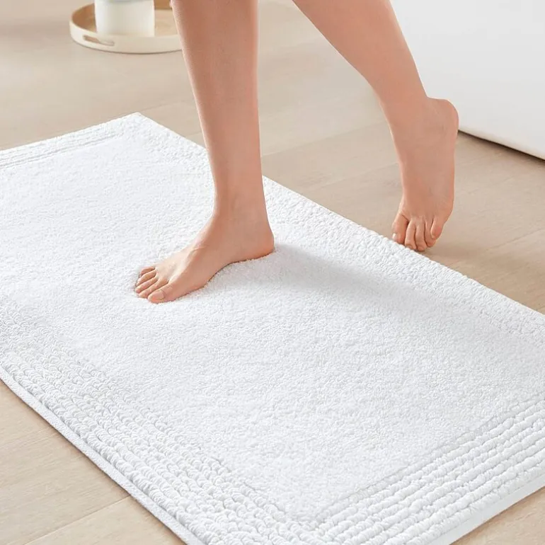 Madison Park Signature Splendor 100% Cotton Tufted 3000 Gsm Reversible Bath Rug