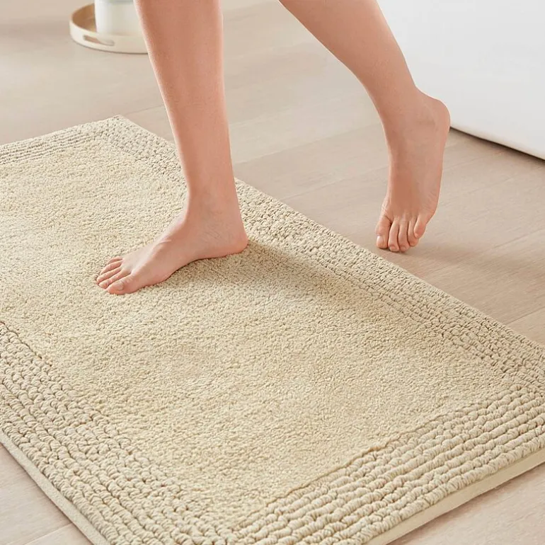 Madison Park Signature Splendor 100% Cotton Tufted 3000 Gsm Reversible Bath Rug