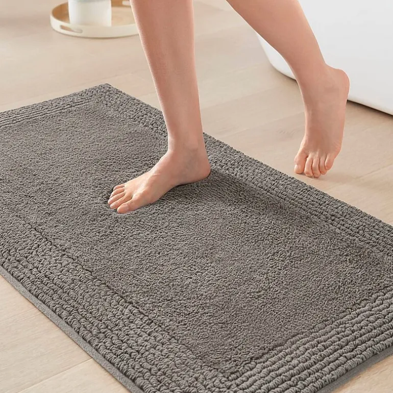 Madison Park Signature Splendor 100% Cotton Tufted 3000 Gsm Reversible Bath Rug