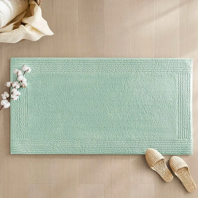 Madison Park Signature Splendor 100% Cotton Tufted 3000 Gsm Reversible Bath Rug