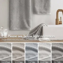 Madison Park Spa Waffle 6-pc. Quick Dry Bath Towel Set