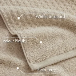 Madison Park Spa Waffle 6-pc. Quick Dry Bath Towel Set