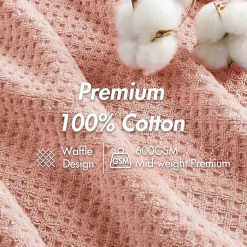 Madison Park Spa Waffle 6-pc. Quick Dry Bath Towel Set