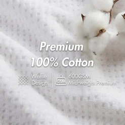Madison Park Spa Waffle 6-pc. Quick Dry Bath Towel Set