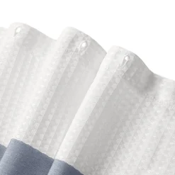 Madison Park Spa Waffle  With 3m Treatment Shower Curtain