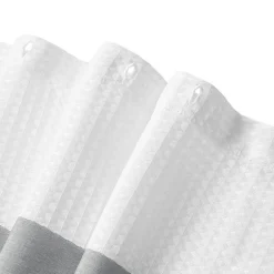 Madison Park Spa Waffle  With 3m Treatment Shower Curtain