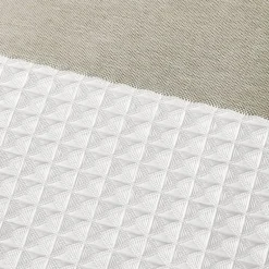 Madison Park Spa Waffle  With 3m Treatment Shower Curtain