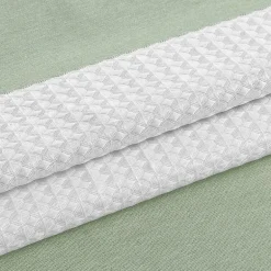 Madison Park Spa Waffle  With 3m Treatment Shower Curtain