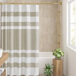 Madison Park Spa Waffle  With 3m Treatment Shower Curtain