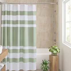 Madison Park Spa Waffle  With 3m Treatment Shower Curtain