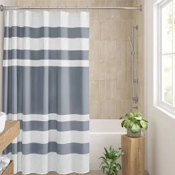 Madison Park Spa Waffle  With 3m Treatment Shower Curtain