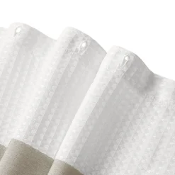 Madison Park Spa Waffle  With 3m Treatment Shower Curtain