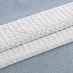 Madison Park Spa Waffle  With 3m Treatment Shower Curtain