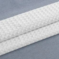 Madison Park Spa Waffle  With 3m Treatment Shower Curtain