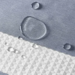 Madison Park Spa Waffle  With 3m Treatment Shower Curtain