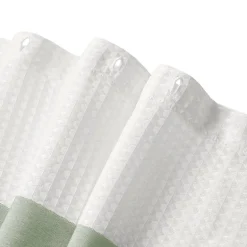 Madison Park Spa Waffle  With 3m Treatment Shower Curtain
