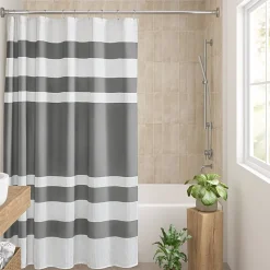 Madison Park Spa Waffle  With 3m Treatment Shower Curtain