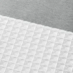 Madison Park Spa Waffle  With 3m Treatment Shower Curtain