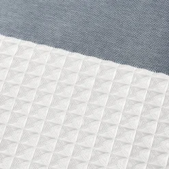 Madison Park Spa Waffle  With 3m Treatment Shower Curtain