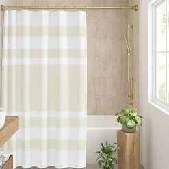 Madison Park Spa Waffle  With 3m Treatment Shower Curtain