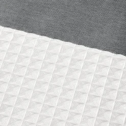 Madison Park Spa Waffle  With 3m Treatment Shower Curtain