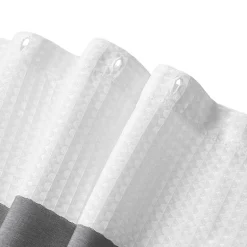 Madison Park Spa Waffle  With 3m Treatment Shower Curtain