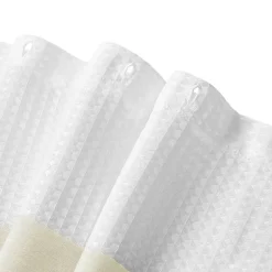 Madison Park Spa Waffle  With 3m Treatment Shower Curtain