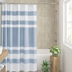 Madison Park Spa Waffle  With 3m Treatment Shower Curtain