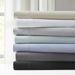 Madison Park 1500 Thread Count Luxury Soft Cotton Easy Care Sheet Set