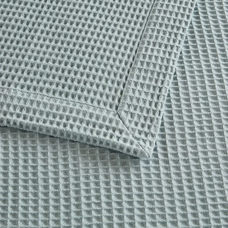 Madison Park Waffle Weave Cotton Lightweight Blanket