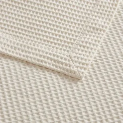 Madison Park Waffle Weave Cotton Lightweight Blanket