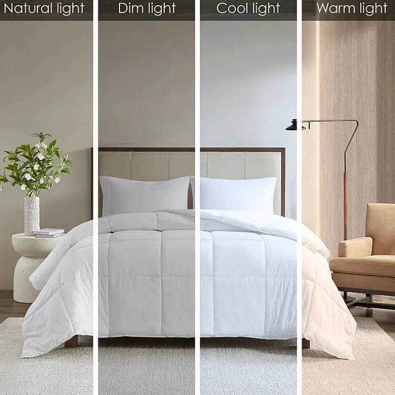 Madison Park Wingate 300 Thread Count Cotton Percale Luxury Down Alternative Comforter