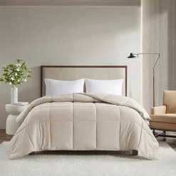 Madison Park Wingate 300 Thread Count Cotton Percale Luxury Down Alternative Comforter