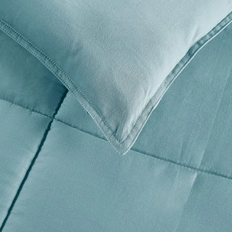 Madison Park Wingate 300 Thread Count Cotton Percale Luxury Down Alternative Comforter