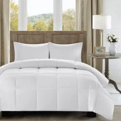Madison Park Wingate 300 Thread Count Cotton Percale Luxury Down Alternative Comforter