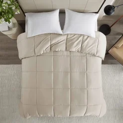 Madison Park Wingate 300 Thread Count Cotton Percale Luxury Down Alternative Comforter