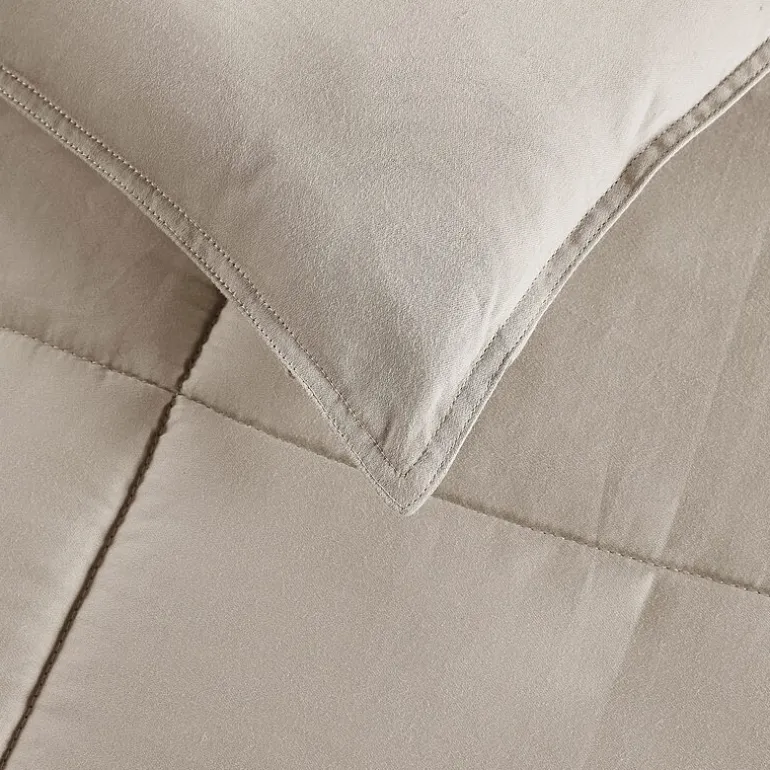 Madison Park Wingate 300 Thread Count Cotton Percale Luxury Down Alternative Comforter